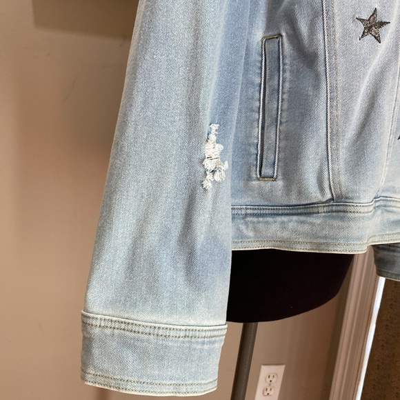 Lane Bryant jean jacket with classy bling - size Plus 26 - Picture 4 of 8